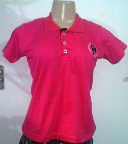 BLUSA FEMININA MARKA CRISTÃ GOLA POLO